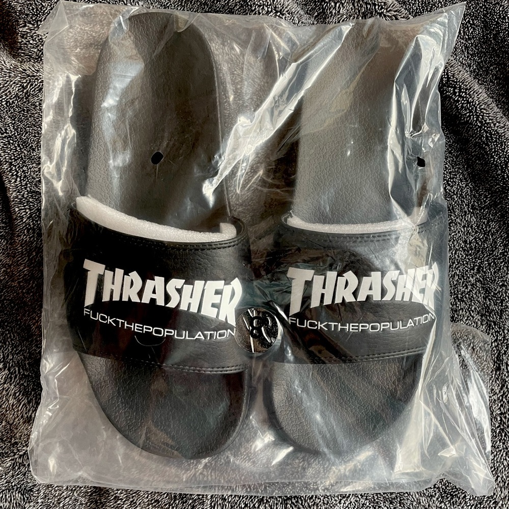 FTP x THRASHER LOGO SLIDES